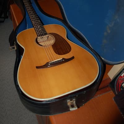 Video Demo 1975 Montano by Takamine F190 Folk Guitar Concert Size Pro Setup New strings Orig Soft Shell Case image 14