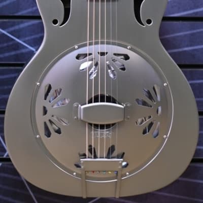Gretsch Roots Collection G9201 Honey Dipper Shed Roof Brass Body Resonator Guitar image 6
