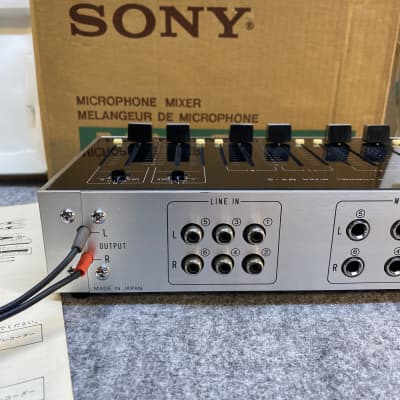 Stunning Sony MX-8 Mixer in the box with cables and manual