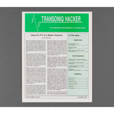 Transoniq Hacker Ensoniq User's Newsletter Issue #53