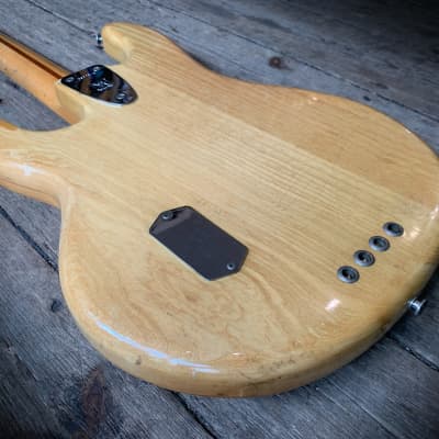 1977 Music Man  Stingray 4  Bass in Natural finish & original hard shell case image 16