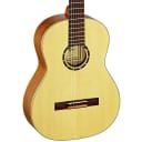 Ortega Family Series Slim Neck Spruce Top Nylon String Acoustic Guitar R121SN