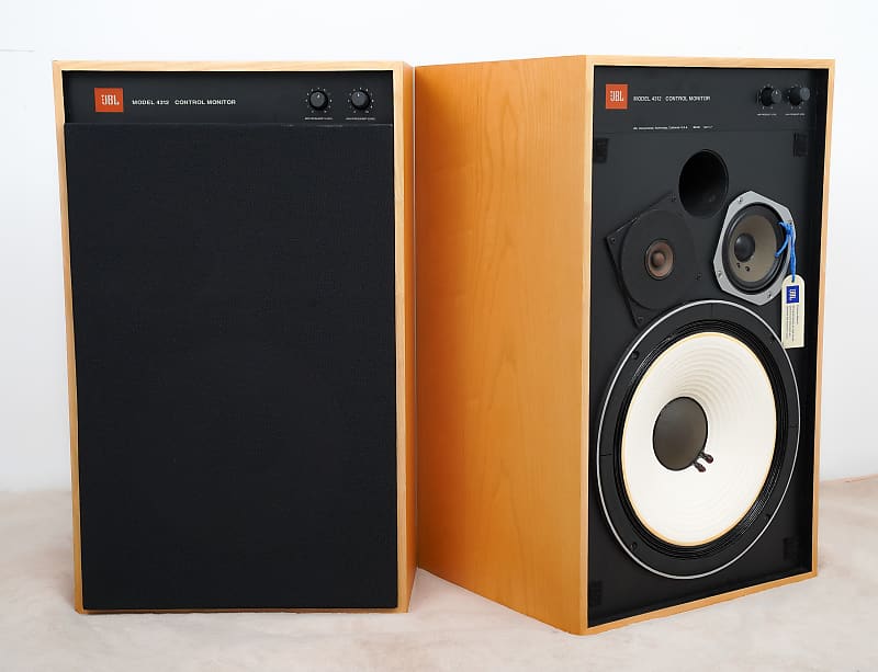 EXCELLENT JBL 4312 SPEAKERS – LEGENDARY 3-WAY MONITORS WITH RICH BASS &amp; CRISP HIGHS – 1-YEAR WARRANTY  			