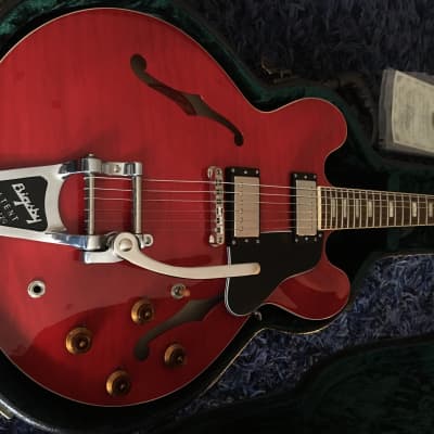 Tokai ES 178 Bigsby Made in Japan 2018 Red (semi hollow Gibson ES 335 style) image 2