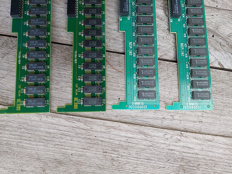 Yamaha EMM-15 RAM Boards for TX16W sampler