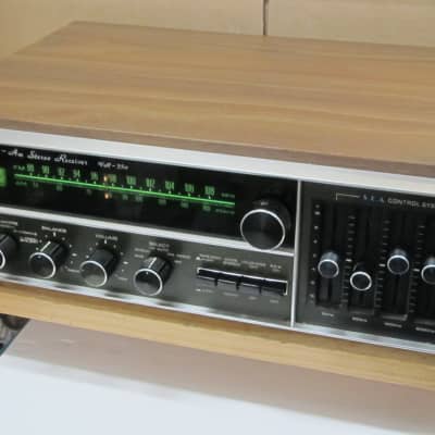 JVC VR-5511 Japan Made Stereo Receiver w Mag Phono in & Wood Case - Ready For Power Amp - Preamp out image 2