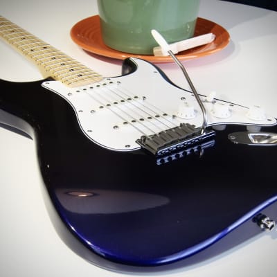 Fender American Standard Stratocaster Custom Color Maple Board Super Rare Near Mint-Circa 1991-Midnight Purple Metallic image 7