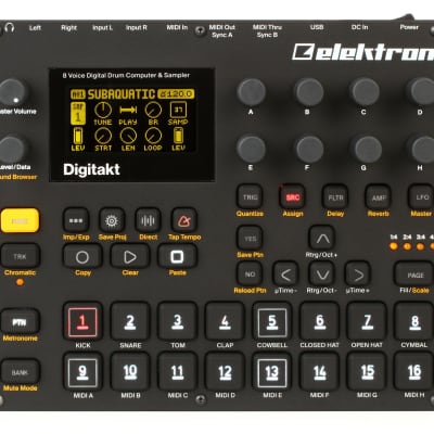 Elektron Digitakt Eight-Voice Digital Drum Computer/Sampler | Reverb