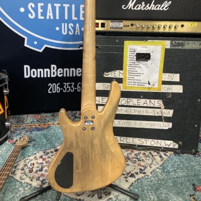 Rick Savage's, Def Leppard Washburn Bubinga 5-String Bass Guitar (RS #5020) Authenticated! image 19