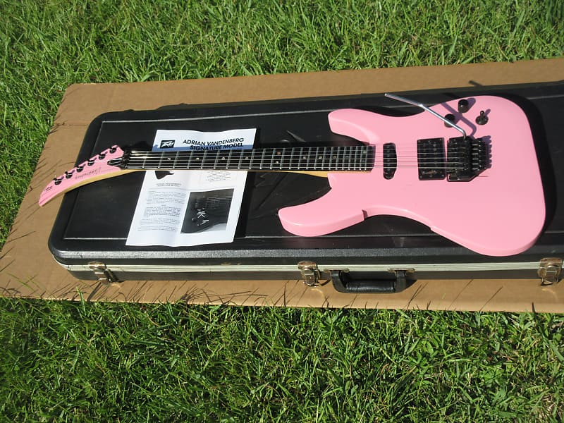 Vintage Peavey Vandenberg Signature Rock It Pink with Peavey Case | Reverb