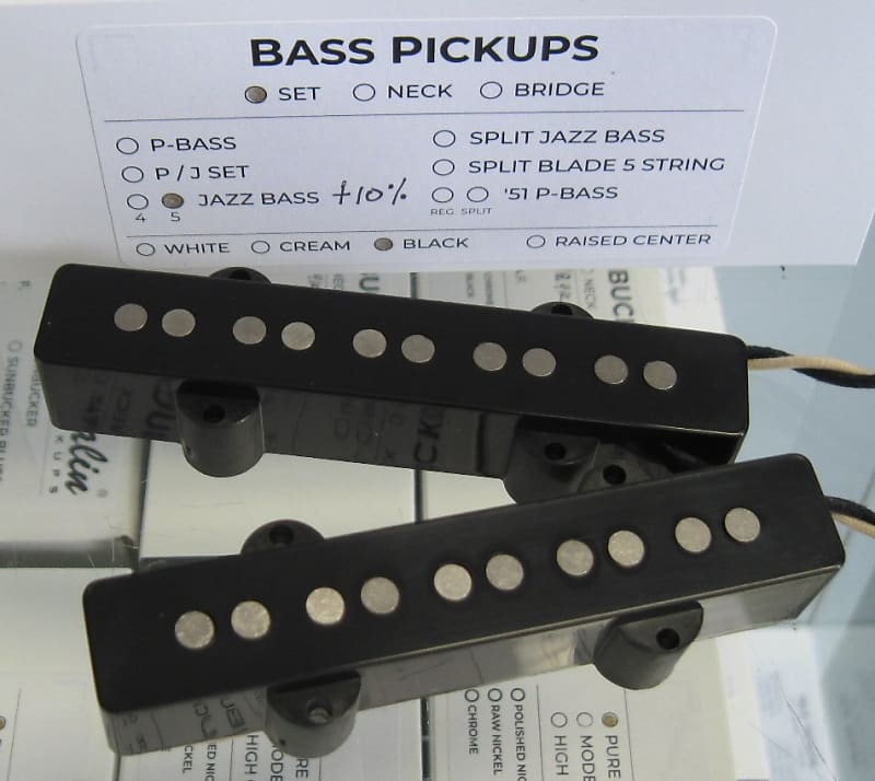 Lindy Fralin 5-String Jazz Bass Pickups Set 10% Overwound