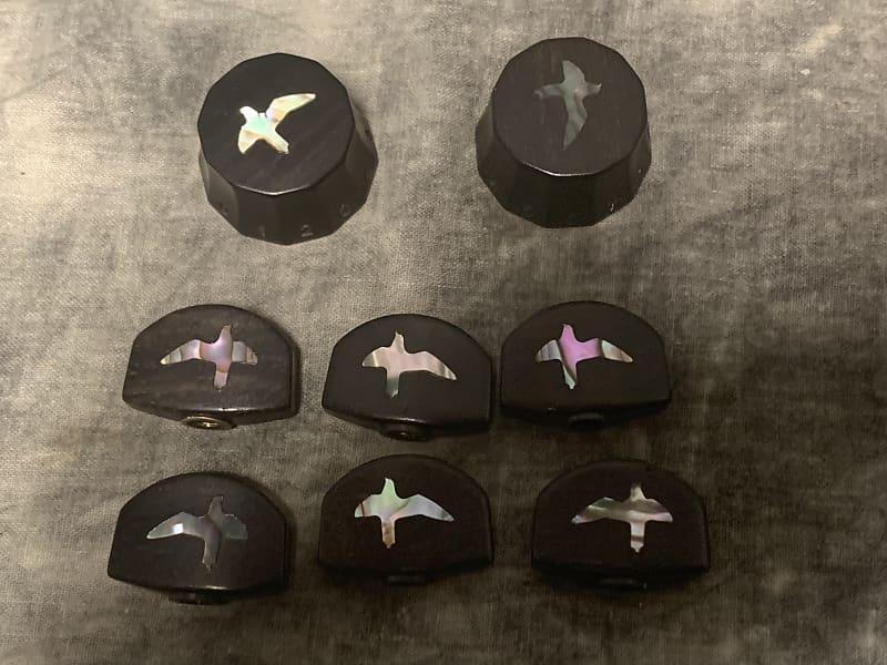 Tone Ninja Bird Inlay Knobs & Tuner Buttons PRS Style | Reverb