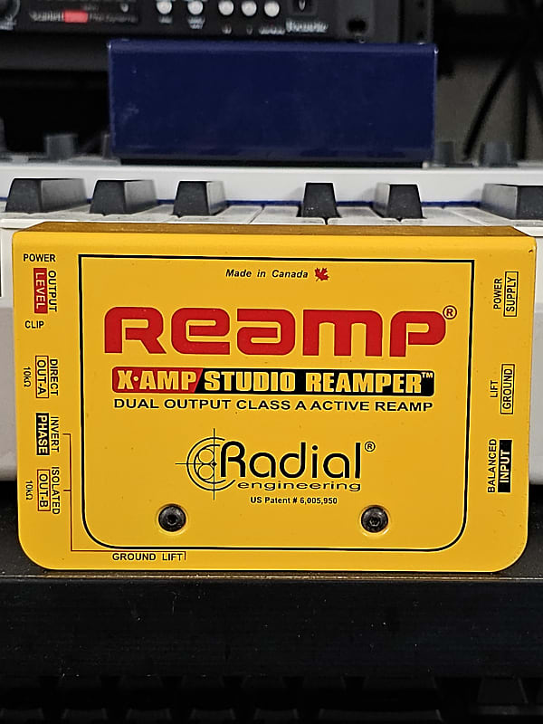 Radial X-Amp Studio Reamper 2010s - Yellow image 1