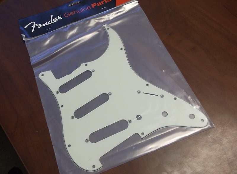 Fender 60s Strat Pickguard Mint Green Reverb