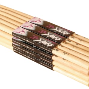 On-Stage MW2B Maple Wood Tip Drum Sticks (12 Pairs)