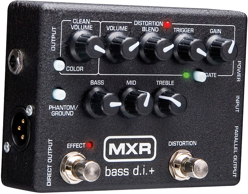 New MXR M80 Bass DI Direct Box Distortion Preamp Bass Guitar | Reverb