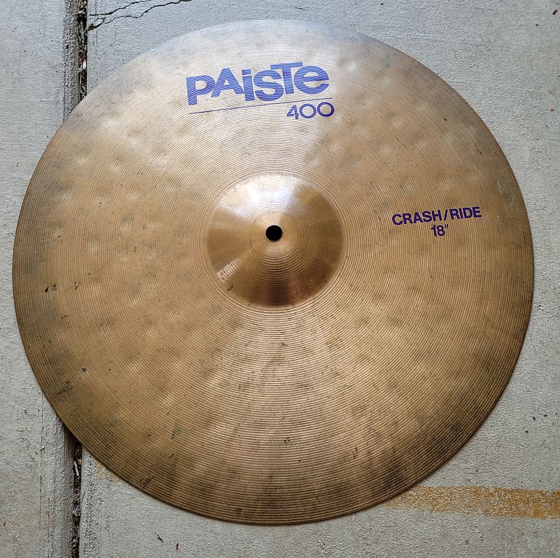 Paiste 400 crash ride 18 deals