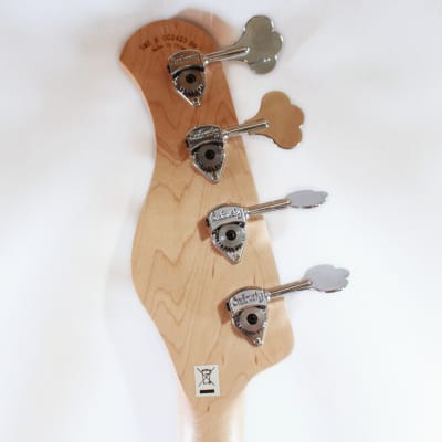 Sadowsky Metro Express Vintage JJ 4 String Bass Guitar w/ Maple Fingerboard in Ocean Blue Metallic image 15