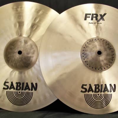 Sabian FRX 14” Hi Hat Cymbals/Natural Finish/Model # FRX1402/Brand New image 1