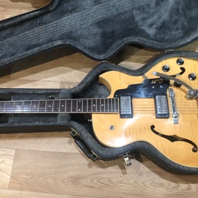 2000 Guild Starfire 3, natural flame, electric guitar, excellent condition, case for sale