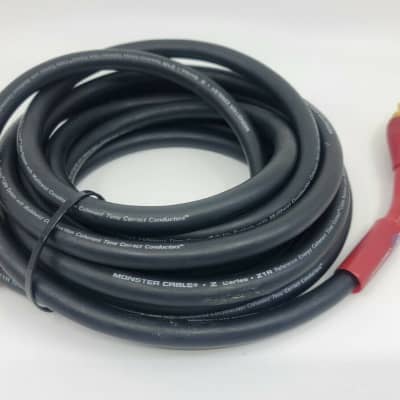 Pair Of Monster Cable Z Series Z1R Reference cable. 15 feet Very Good Condition image 2
