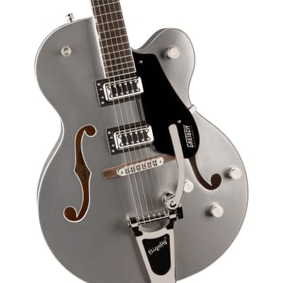 Gretsch G5420T Electromatic Classic Hollow Body Single-Cut Bigsby Electric Guitar, Airline Silver image 12
