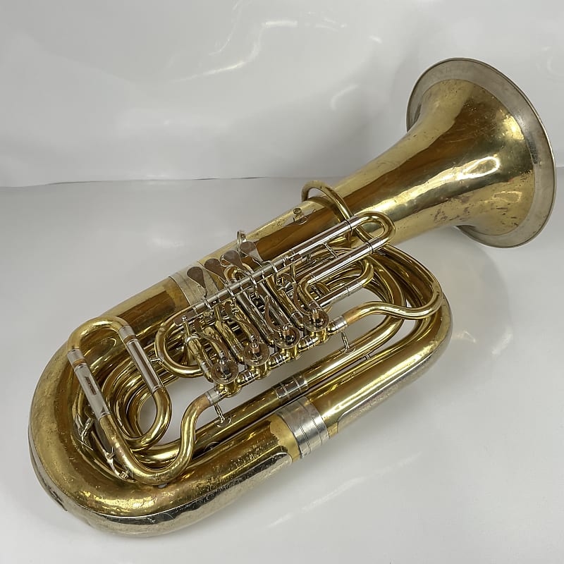Used Mirafone BB186-4V BBb tuba (SN: 7330)