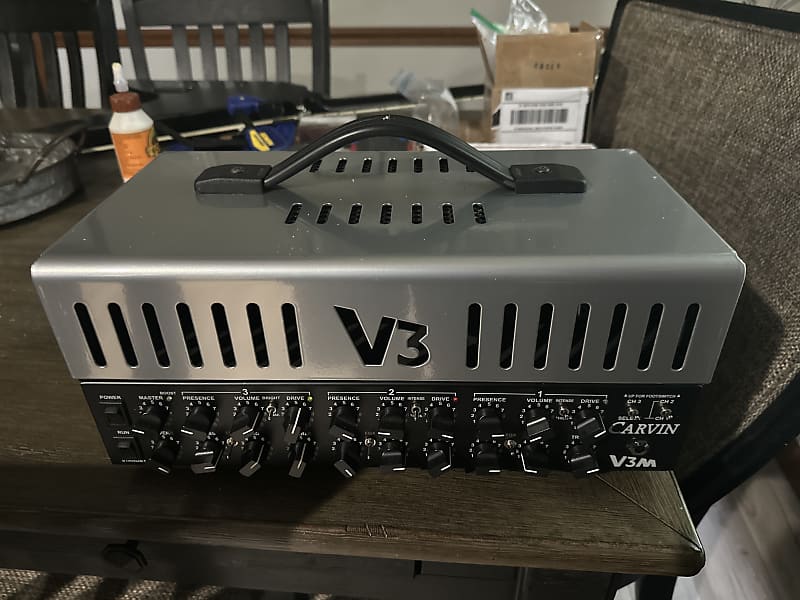 Carvin V3M 3-Channel 50-Watt Micro Tube Guitar Amp Head