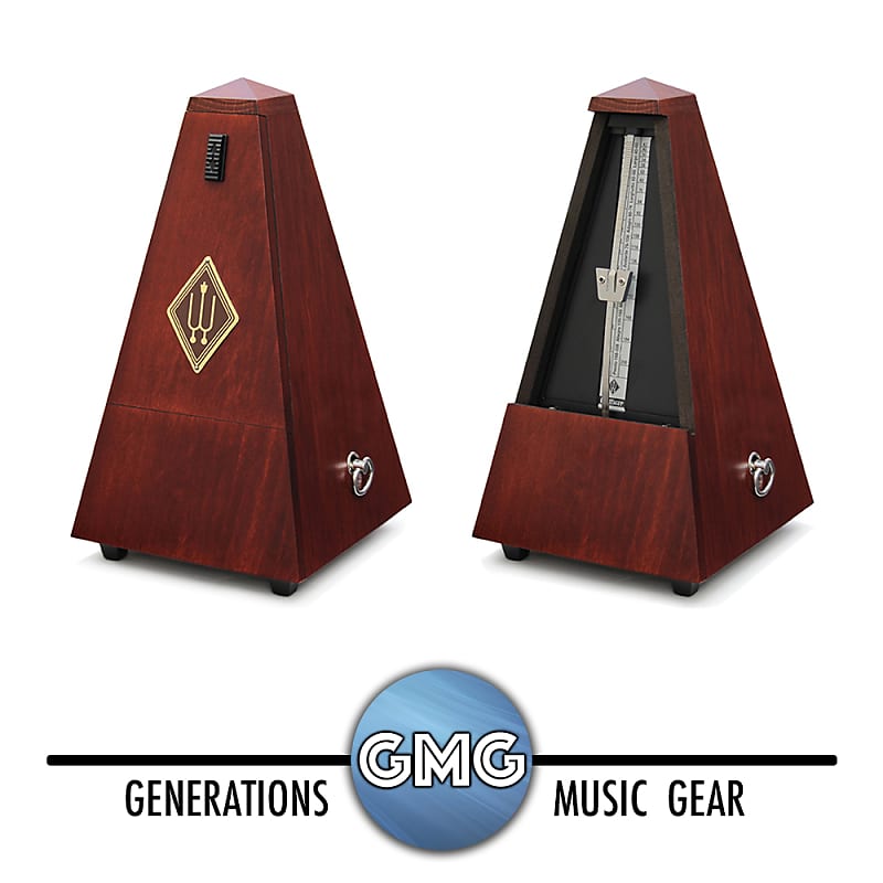 Wittner MAELZEL 801M 800/810 Series Metronome. Wood Casing MAHOGANY Color - No Bell **FREE SHIPPING!** image 1