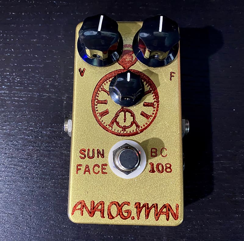 Analogman Sun Face BC108 Fuzz (with sun dial knob)