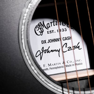 Martin DX Johnny Cash 2022 Jett Black image 6