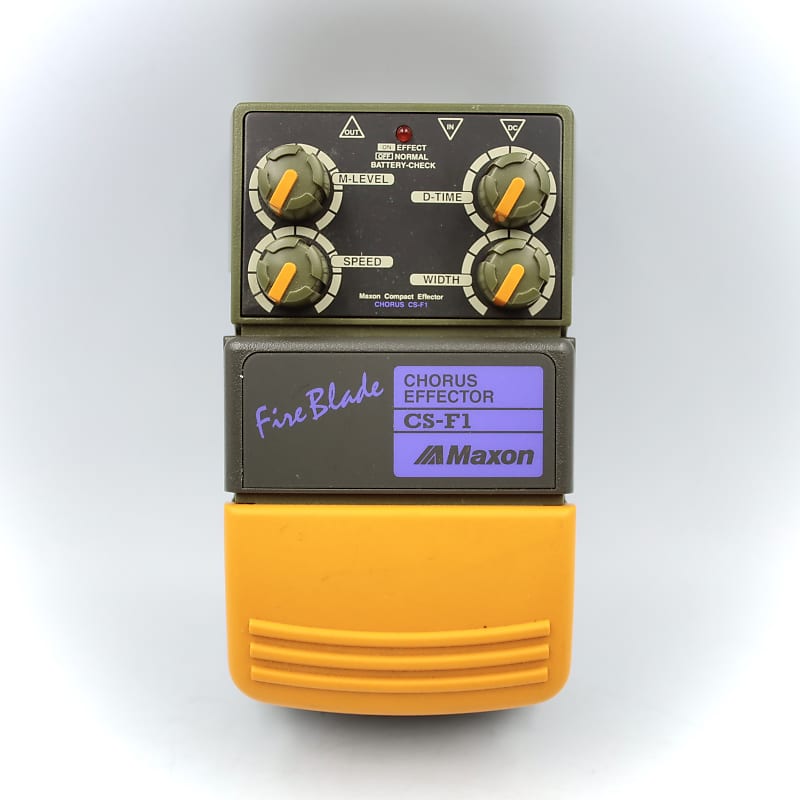 【美品】Maxon CS-F1 Maxon CS-F1 Chorus Fire Blade Made in Japan Guitar Effect