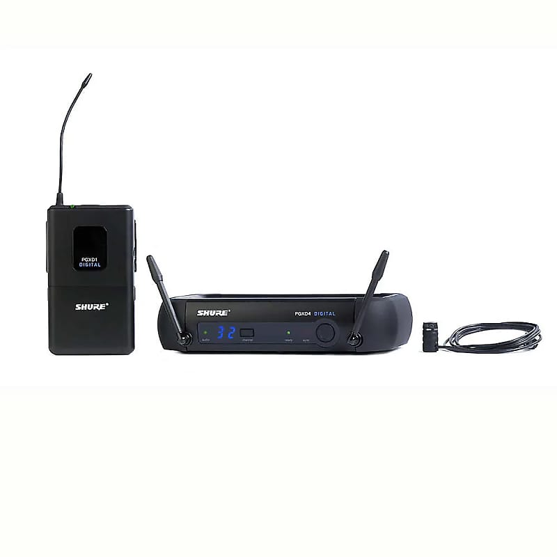 Shure PGXD14/85 Wireless Microphone System with WL185 Lavalier (Band X8: 902 - 928 MHz) image 1
