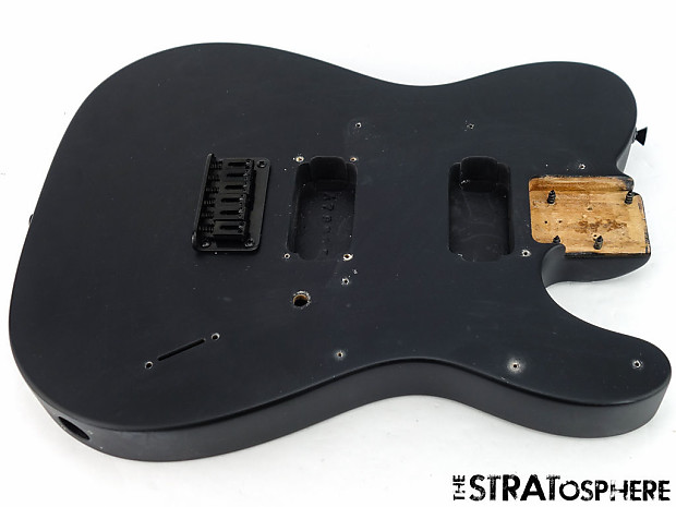 Fender Squier Jim Root Telecaster Tele BODY & HARDWARE Mahogany Flat Black image 1