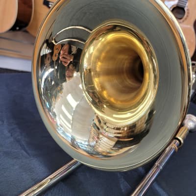 Yamaha YSL-354 Standard Trombone 2010s - Lacquered Brass image 17
