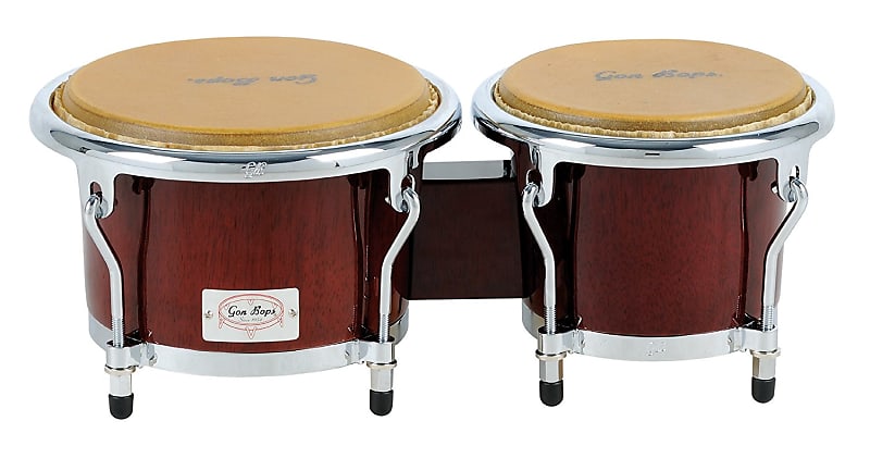 Gon Bops Tumbao Pro Series Bongo Drums - Walnut Satin | Reverb