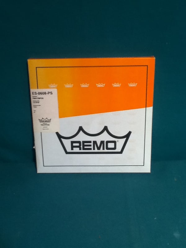 Remo Ebony 8" Pinstripe Batter Drumhead ES-0608-PS image 1