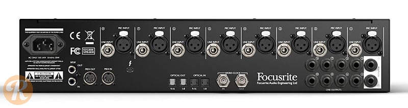 DTM・DAW Focusrite Clarett 8Pre X Thunderbolt Focusrite Clarett 8Pre X Thunderbolt Audio Interface