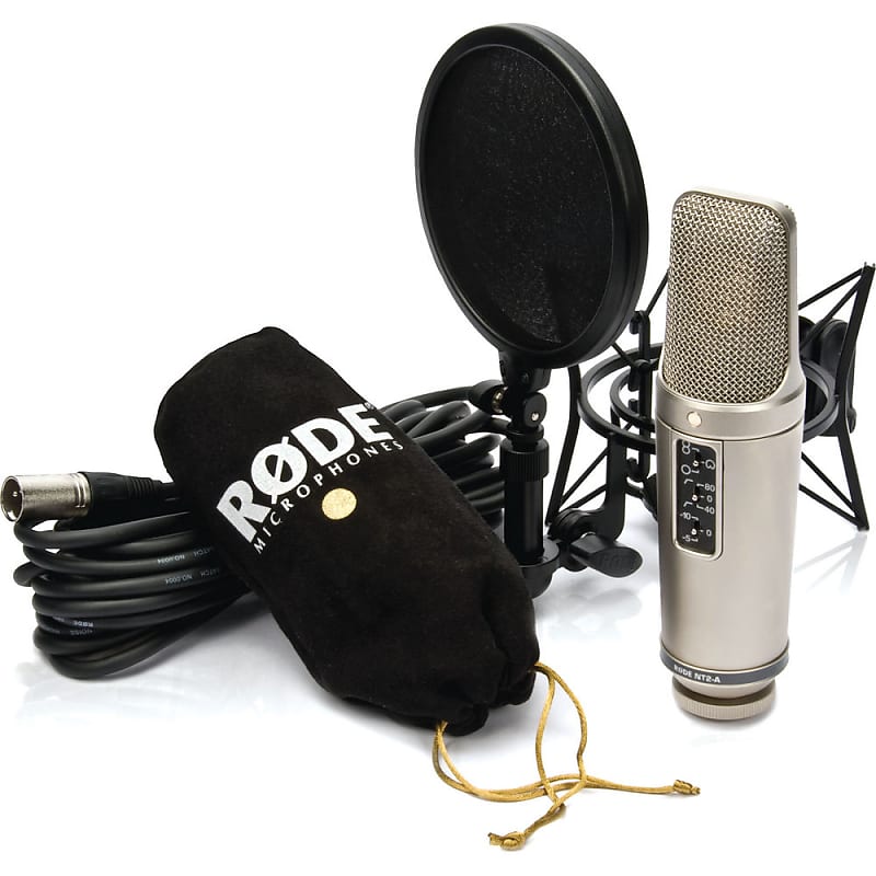 RODE NT2-A Large-Diaphragm Multipattern Condenser Microphone 