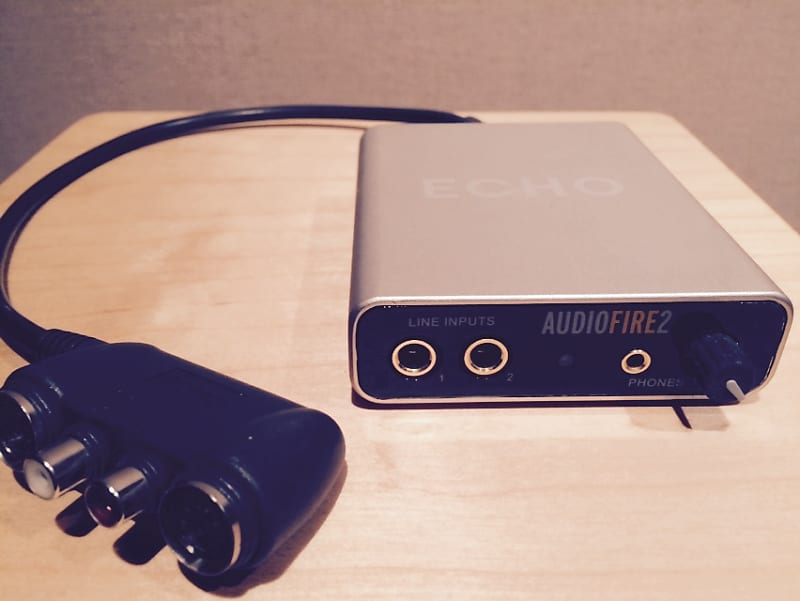 Echo Audiofire 2-96k Stereo Audio Firewire and Midi