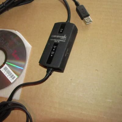 Roland HD-1/DT-HD1 Electronic Drum Tutor CD Rom & Book + Cakewalk UM-G1 Midi USB Audio Interface image 2