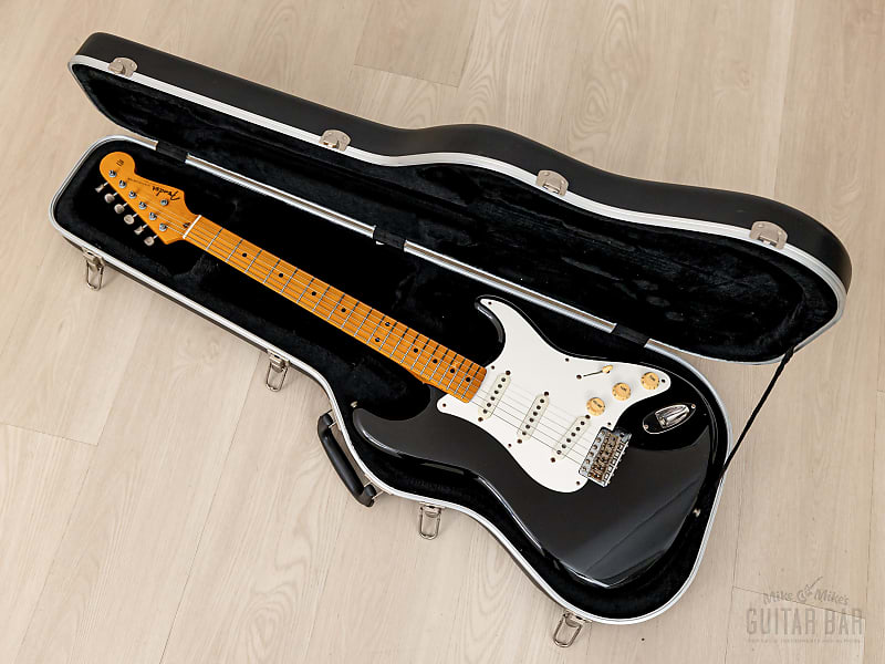ギター Fender japan st54 1989 Used 1989 Fender Japan ST54-55 Black MIJ Vintage