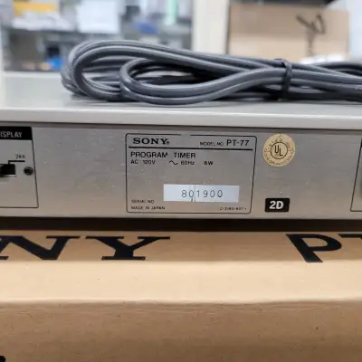 Sony PT-77 Program Timer Silver image 9