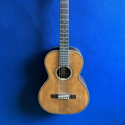 1920 Stromberg Voisinet Brazilian Rosewood Parlor Acoustic Guitar 1920s. Fully Restored. Big V Neck. for sale