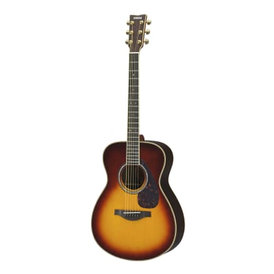 Yamaha LS16 ARE Acoustic Electric Guitar, Engelmann Spruce Top, Brown Sunburst image 1