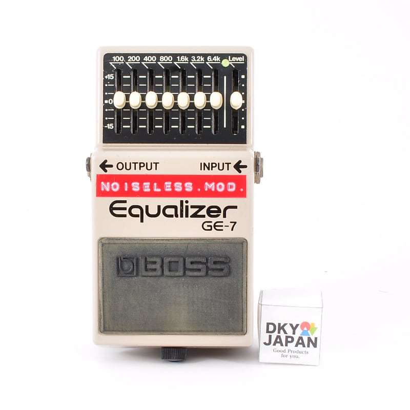 Boss GE-7 Modified Noiseless Equalizer PSA.OK Made In Taiwan 1995 Guitar Effects Pedal Used From Japan #CH09483 image 1