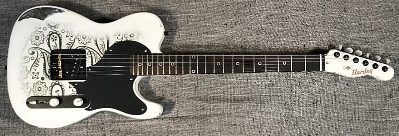 Harden Engineering Paisley Esquire,  hand made, custom guitar, w/hsc image 1