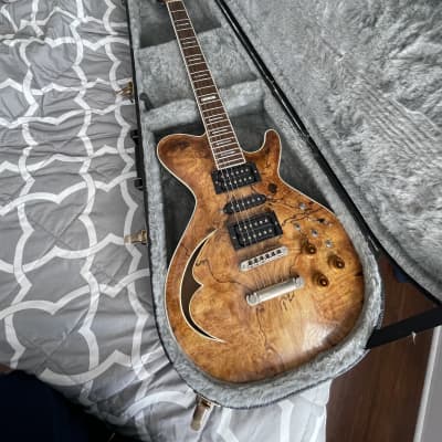 Engel Guitars 14 Inch Hollowbody 2015 Spalted Maple Top image 2