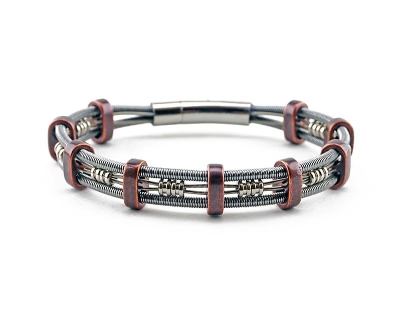 Wear Your Music - Guitar String Bracelet | 100% Genuine Guitar Strings |  Stackable Wrap Bracelet | Fully adjustable | Bangles | Affordable Wrap  Jewelry | Twisted Cuff (Backstage Black): Clothing, Shoes & Jewelry -  Amazon.com