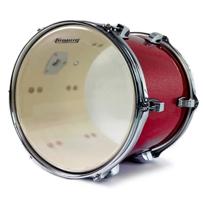 Ludwig Accent Drive 12 x 9'' Inch Rack Tom Drum - Red Sparkle image 4
